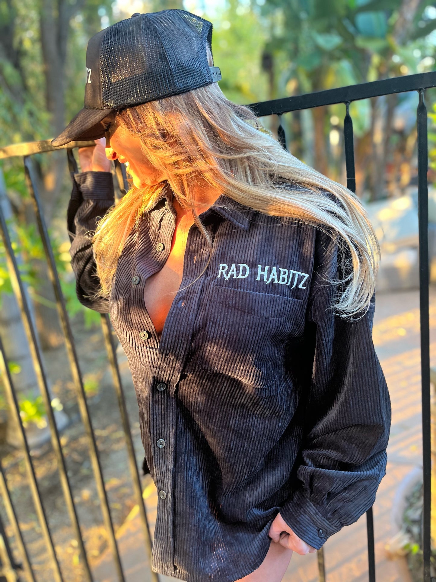 Unisex Corduroy button up