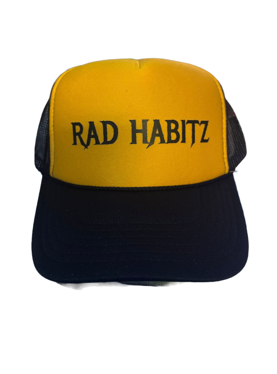 Mesh Mustard Yellow/Black Hat